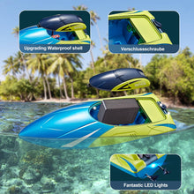 Load image into Gallery viewer, 4DRC RC Boat,S4 Remote Control Boat for Kids Adults,2 Modular Batteries,20+ MPH 2.4GHz High Speed Racing Boats for Pools and Lakes
