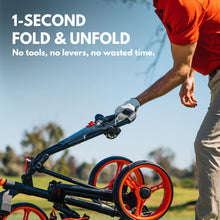Load image into Gallery viewer, Qwik-Fold - 4-Wheel Golf Push Cart - White
