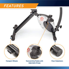 Load image into Gallery viewer, Marcy Foldable Recumbent Exercise Bike with High Backrest and Magnetic Resistance NS-653
