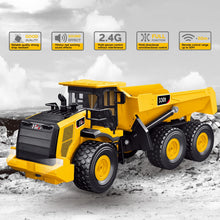 Load image into Gallery viewer, RC Dump Truck, Remote Control Dump Truck 11 Channel with Lights/Sounds/2 Batteries
