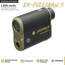 Load image into Gallery viewer, Leupold RX-FullDraw 5 Rangefinder with DNA with Black/Green OLED

