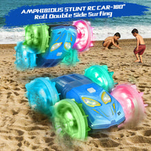 Load image into Gallery viewer, Amphibious Remote Control Car Boat - 4WD RC Stunt Car with Waterproof Gesture Sensing 2.4GHz RC Boat with Lights
