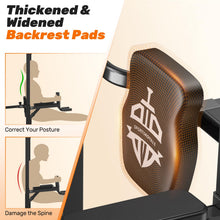 Load image into Gallery viewer, Sportsroyals Power Tower Pull Up Bar Station, 450LBS Stable Pull Up Dip Station for Home Gym
