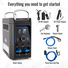 Load image into Gallery viewer, Hike Crew Propane Water Heater &amp; Shower Pump, Portable Hot Water Camping
