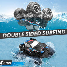 Load image into Gallery viewer, Amphibious Remote Control Car 2.4 1:20 GHz All Terrain Off-Road RC Car Pool Toys Remote Control Boat Gifts for Kids Boys Blue
