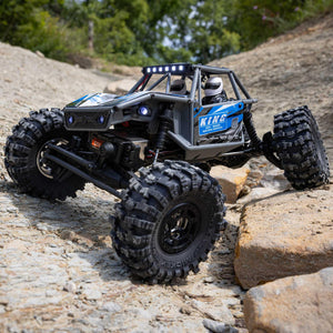 RC Truck UTB18 Capra 4WS 1/18th 4x4 RTR (Comes with Everything Needed to Run), Blue, AXI-1750T1