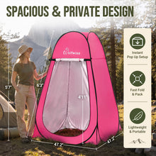 Load image into Gallery viewer, WolfWise Pop Up Shower Tent for Camping Essentials, Compact &amp; Lightweight
