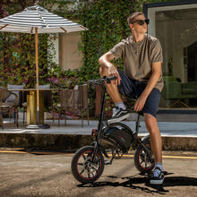 Load image into Gallery viewer, Electric Bike for Adults Teens, D3F 14&quot; Folding Electric Bicycle, Commuter City E-Bike with 250W Motor and 36V 10AH Lithium-Ion Battery
