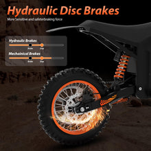 Load image into Gallery viewer, Electric Dirt Bike Teens Adults - 48V 21AH Electric Bicycle 14&quot;/12&quot; Fat Tire Off Road High Torque Mini E Motocross Motorcycle
