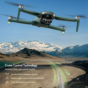 6K Drone with Camera for Adults, 4K/30fps Video, 3-Axis Brushless Gimbal, 70mins Flight Time with 2 Batteries, 10000ft Long Range, FAA compliance
