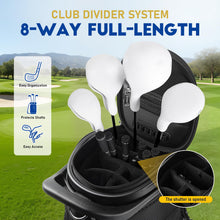 Load image into Gallery viewer, Golf Travel Bag with 360° Swivel Wheels, Retractable Hard Top, Hold 13Clubs

