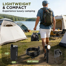Load image into Gallery viewer, Ann Katy Portable Camping Shower Pump, Rechargeable Electric Outdoor Shower
