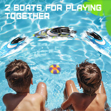 Load image into Gallery viewer, RC Boat, 2 Packs 12 inch Fast Speed RC Boat 30 KPH with A Portable Suitcase for Lakes &amp; Pools &amp; Salt Water, Summer Toys for Adults and Ideal Gifts for Kids
