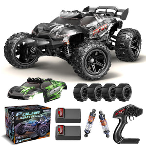1:14 Scale All Terrain RC Cars for Adults & Boys (HS14323), Max Fast 40+ KPH, 4WD Off-Road RC Truck for Snow & Sand & Mud