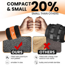 Load image into Gallery viewer, Ankle Weights for Women, Men and Kids - 3 LBS x 2 Strength Training Wrist/Leg/Arm Weight (Orange)

