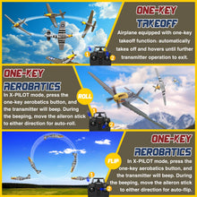 Load image into Gallery viewer, LEAMBE Brushless 4 Channel RC Plane, Ready to Fly Aerobatic Aircraft, Easy Control
