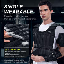 Load image into Gallery viewer, BeatBoost Weighted Vest for Men Women 20lb Adjustable Weight Vest Set with Iron Weights, Workout Vest for Strength Training Running Walking, Includes Wrist &amp; Ankle Weights Kit
