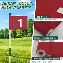 Load image into Gallery viewer, 1 Pack Golf Flagstick &amp; Hole Cup Set, 3ft Mini Putting Green Pin Flag
