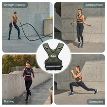 Load image into Gallery viewer, ZELUS Weighted Vest for Men and Women, 20-32lb, Green
