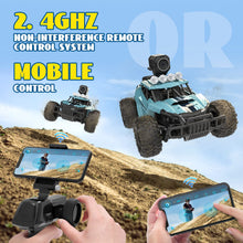 Load image into Gallery viewer, RC Cars DE36W Remote Control Car with 1080P HD FPV Camera, 1/16 Off-Road High Speed Monster Trucks for Kids Adults 60 Min Play
