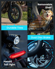 Load image into Gallery viewer, Adults Electric Scooter with Large Middle Basket, 550W Motor 18.6 MPH 20 Mile Distance, Foldable E-Scooter

