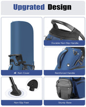 Load image into Gallery viewer, Findway 14 Way Golf Stand Bag [Upgrated Generous Space] Lightweight Golf Bag with Stand, Durable Golf Club Bag with Padded Dual Strap &amp; Rain Cover for Men and Women
