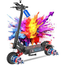 Load image into Gallery viewer, Electric Scooter, 55mph Adult Scooters, 6000W Dual Motor Folding E-Scooter Detachable Seat,70 Miles Long Range &amp; 60V38AH Lithium Battery, 11" Tires
