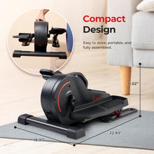 Load image into Gallery viewer, Sunny Health &amp; Fitness Smart Electric Motorized Under Desk Elliptical Cardio Exerciser
