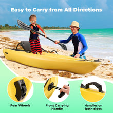 Load image into Gallery viewer, Kayak with Paddle 6.5 FT Recreational Rowing Fishing Boat with Hard Shell Recreational Ocean Kayak Sit-in one Person
