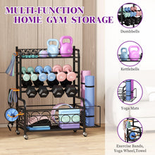 Load image into Gallery viewer, Dumbbell Rack,VOPEAK Weight Rack for Dumbbells Rack Stand only with Wheels
