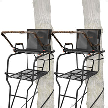 Load image into Gallery viewer, Big Game 1-Person Ladder Tree Stand for Hunting Deer, 18.5' Tall, 2-Pack
