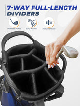 Load image into Gallery viewer, Sturdum Lightweight 7 Way Golf Stand Bag for Men Women, Upgrade Base
