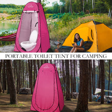 Load image into Gallery viewer, Your Choice Pop-Up Shower Tent, 47.2W"x74.8"H Changing Tent - Rose Red
