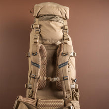Load image into Gallery viewer, Eberlestock Brute 6500 Hunting Pack – Internal Frame Backpack with Cradle Hip Belt, Contour Shoulder Harness, 6500ci Capacity for Extended Backcountry Hunts – Multicam
