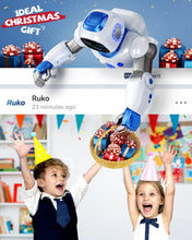 Load image into Gallery viewer, 1088 Smart Robots for Kids, Large Programmable Interactive RC Robot with Voice Control, APP Control
