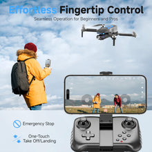 Load image into Gallery viewer, FPV Foldable RC Quadcopter with 3 Batteries, 45 Mins Long Flight Time, Beyond-Range Loss Alert
