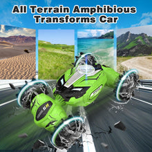Load image into Gallery viewer, Amphibious Remote Control Car Boat - 4WD Gesture RC Stunt Car 2.4 GHz Transforms Waterproof Vehicle Toys
