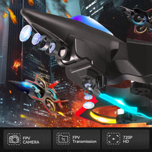 Load image into Gallery viewer, Brushless RC Plane with Camera | 2.4GHZ Remote Control Airplane, 6-axis Gyro Drones for Kids, RC Helicopter, 360°Flip Jet Fighter
