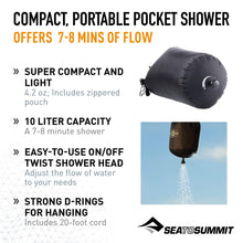 Load image into Gallery viewer, Sea to Summit Lightweight Pocket Shower for Camping and Travel
