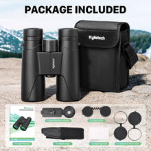 Load image into Gallery viewer, Kylietech 12x42 Binoculars BAK4 FMC Lens Waterproof Fogproof Phone Adapter
