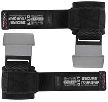 Load image into Gallery viewer, Weight Lifting Hooks Heavy Duty (Gray, Men-Wrist Size Large)
