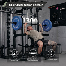Load image into Gallery viewer, MAJOR FITNESS Adjustable Weight Bench (Elite Version) - 1300LBS Capacity, 32 Positions for Strength Training, Bench Press, and Full-Body Workouts for Home or Garage Gym, Black
