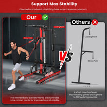Load image into Gallery viewer, Pull Up Bar Power Tower Dip Station - Black 01
