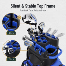 Load image into Gallery viewer, uniHimal 14-Way T-Lock Golf Cart Bag Pro with Full-Length Divider
