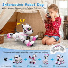 Load image into Gallery viewer, Robot Building Kits, 5-in-1 Stem Toys for Boys Age 8-14, APP &amp; Remote Control Excavator, Robot Dog Toys
