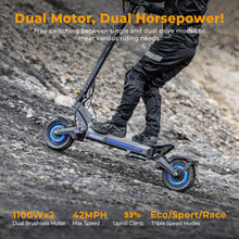 Load image into Gallery viewer, Electric Scooter for Adults, 42 Mph Top Speed, 71 Miles Max Range, Anti-Lock Braking and Dual Hydraulic Disc Brakes

