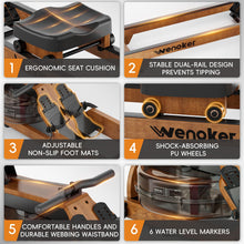 Load image into Gallery viewer, Water Rowing Machine for Home Use
