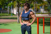 Load image into Gallery viewer, Weighted Vest 60lb Navy Blue Removable Iron Weights for Men and Women Workout for Calisthenics and Fitness Sport Training
