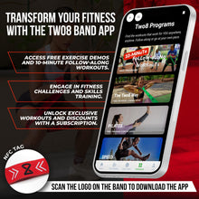 Load image into Gallery viewer, Two8 Bands Multi Loop Resistance Bands- Athletic Training-Record Breaking Red(heavy)
