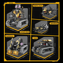 Load image into Gallery viewer, 5 In1 Robot Toy for Kids Building Kit,323 Pcs Blocks App &amp; Remote Control Robotics Kit, STEM RC Robot Building Toys

